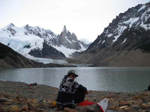 Mount Fitzroy  range and glacier