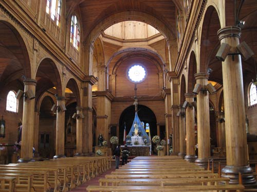 Cathedral in Castro interior