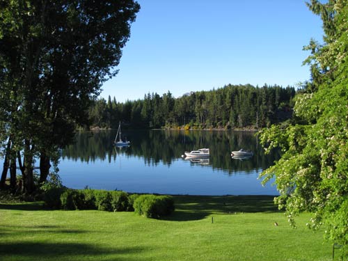 Hotel  grounds at Villa Angostura