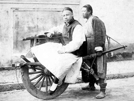 old fashioned Shanghai taxi