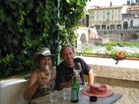 Chris and David in Verona