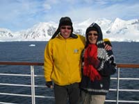 Chris David in Antarctica