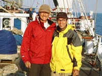 Mark & Grant On deck