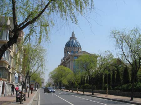 dalian china street scene
