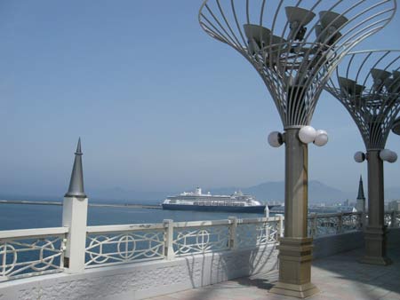vollendam from harbour bridge aomori