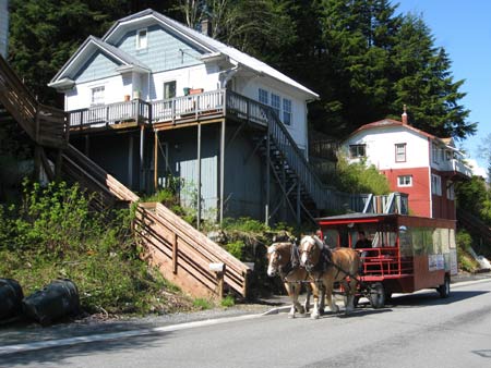 tourist orse tram ketchikan