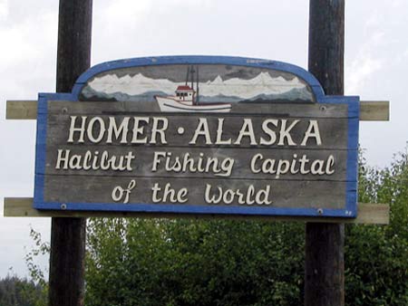 Homer AK entrance sign