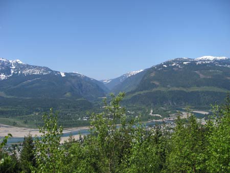 Revelstoke from above