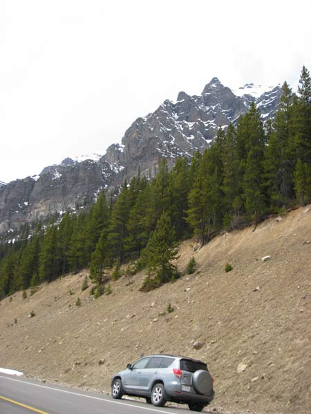 between Lake Louise and Emerald Lake