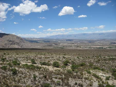 Road cafayate to Tafi