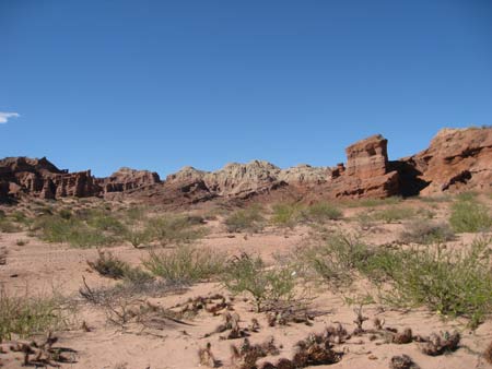 road from Cafayate to Salta