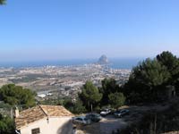 Calpe from the hills