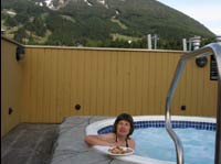 Hot tub in Whistler, BD